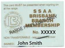 Range Privileges Card